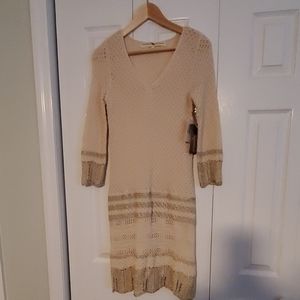 Rachel Roy Women's Seu Jorge Crochet Dress Large